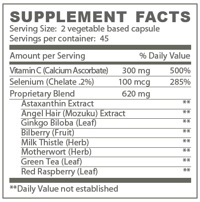 Vital antioxidant, 90 v-caps
