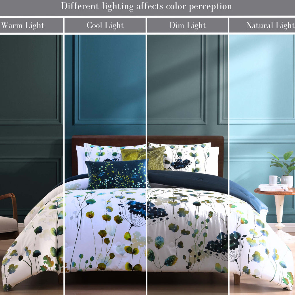 Bebejan Abstract Vines 5 Piece Reversible Comforter Set