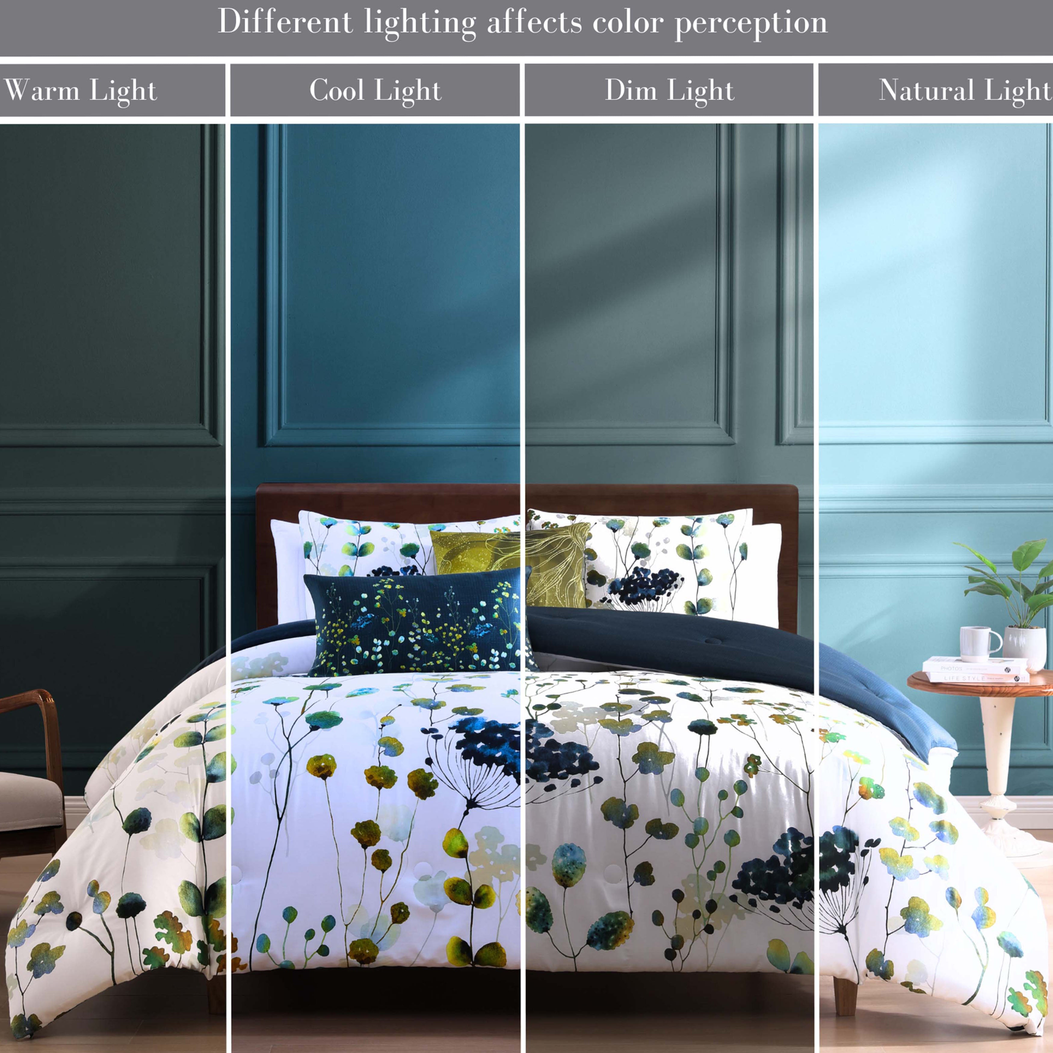 Bebejan Abstract Vines 5 Piece Reversible Comforter Set