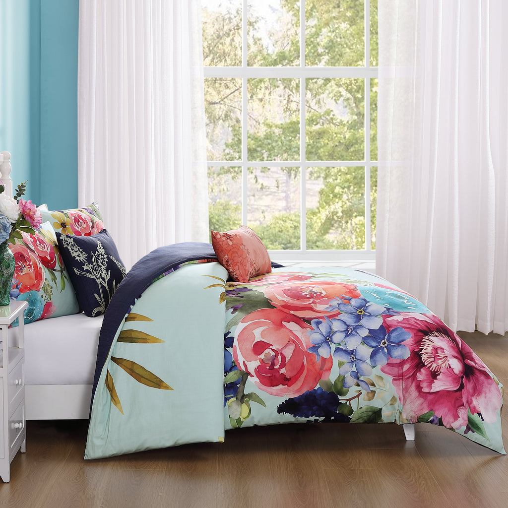 Bebejan Aqua Fiesta 5 Piece Reversible Comforter Set