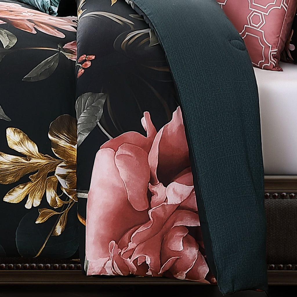 Bebejan Botanical Birds 5 Piece Reversible Comforter Set