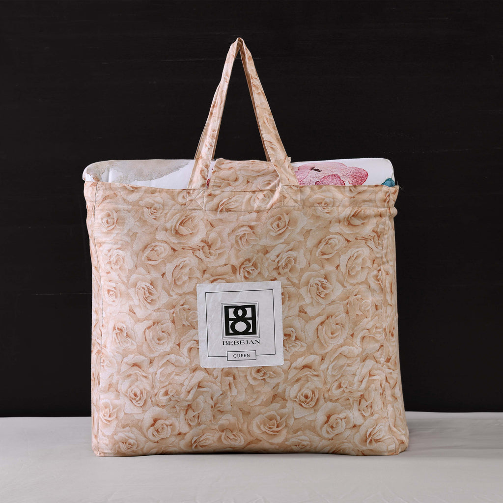 Bebejan Maia Blue 5 Piece Reversible Comforter Set