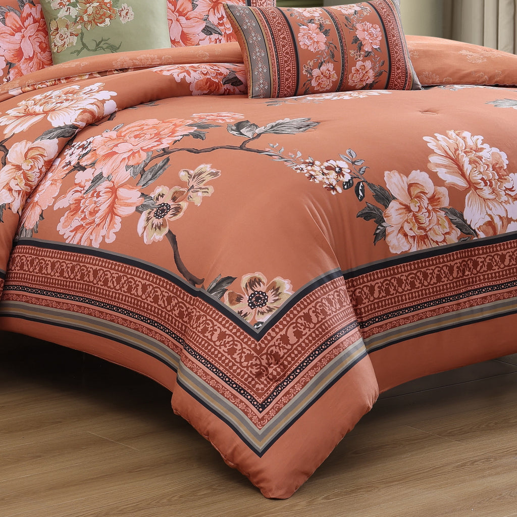 Bebejan Rossana 5 Piece Reversible Comforter Set