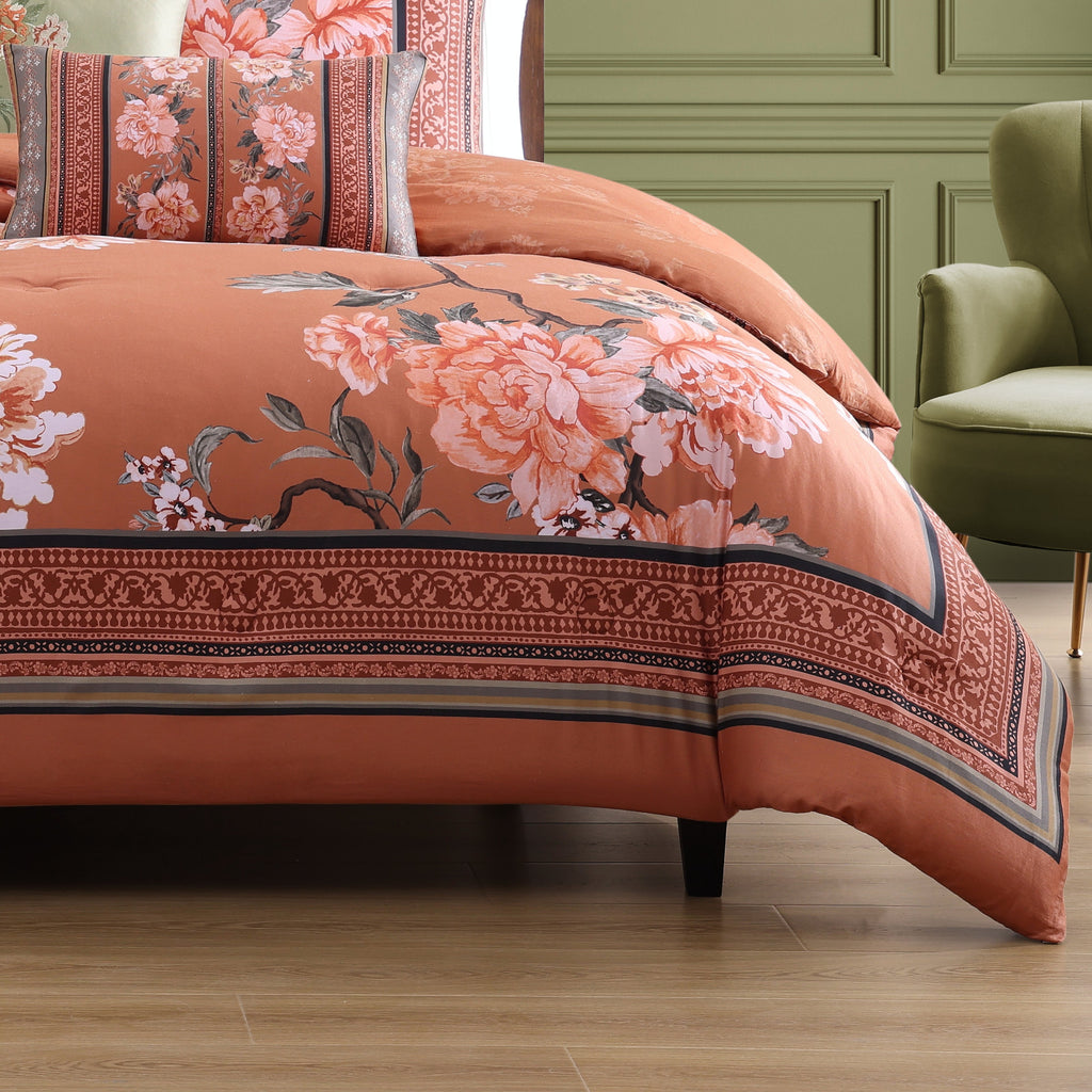 Bebejan Rossana 5 Piece Reversible Comforter Set