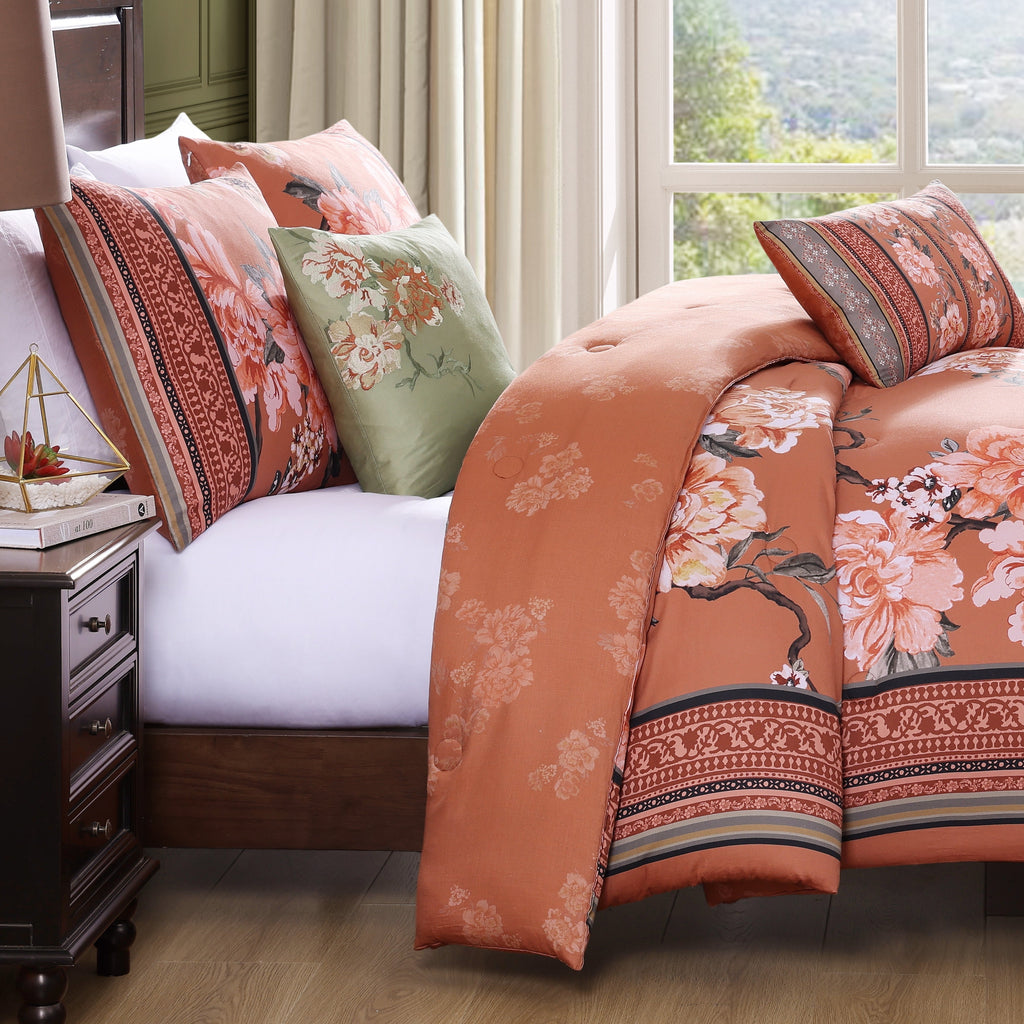 Bebejan Rossana 5 Piece Reversible Comforter Set