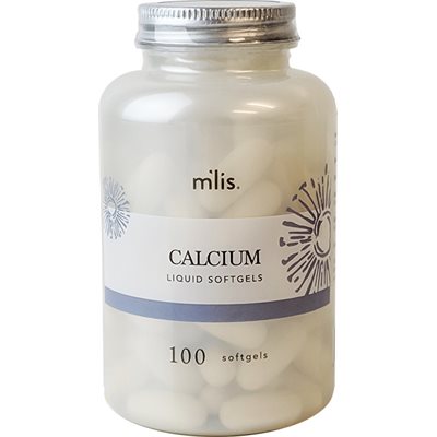 M'Lis Calcium liquid gel caps, 100 softgels