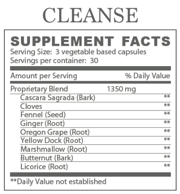 M'Lis Detoxification Kit (cleanse, detox, fiber), 30 Day