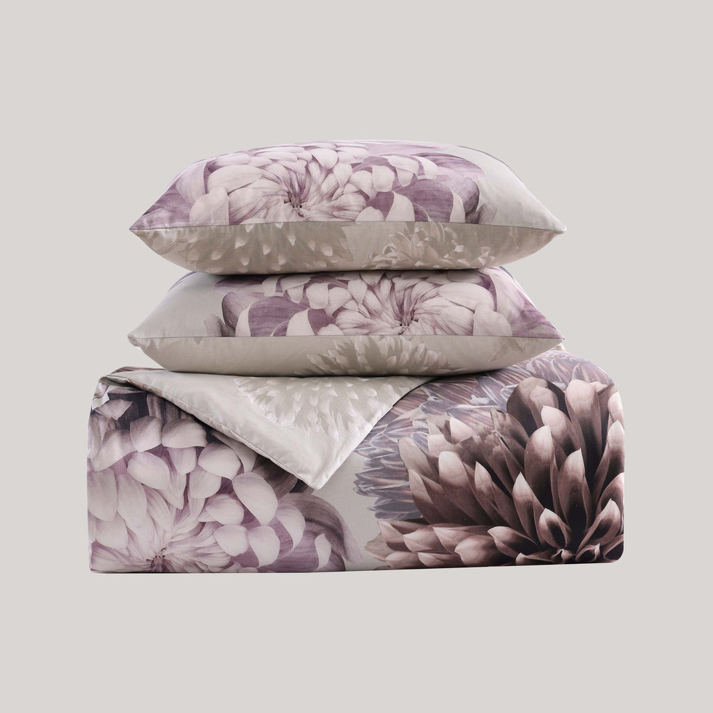 Bebejan Dahlia Purple 5 Piece Reversible Comforter Set