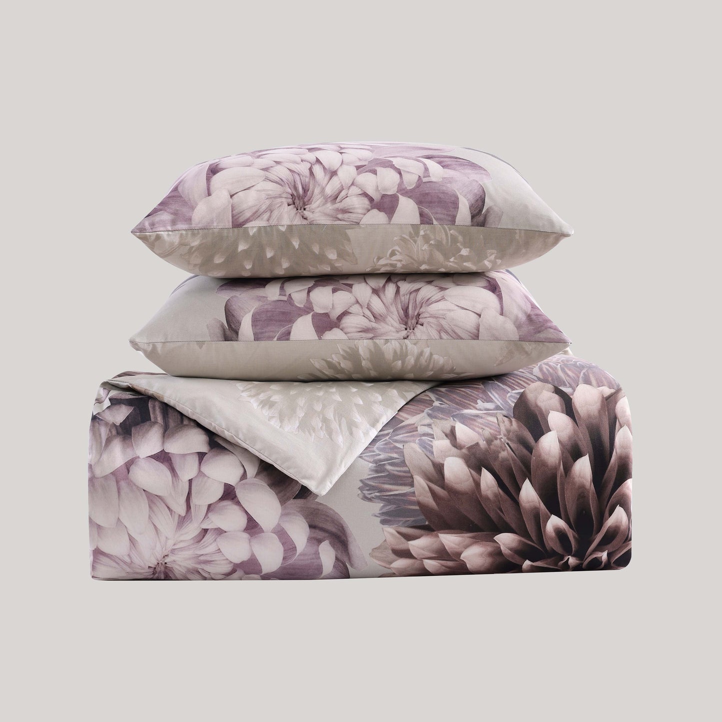 Bebejan Dahlia Purple 5 Piece Reversible Comforter Set