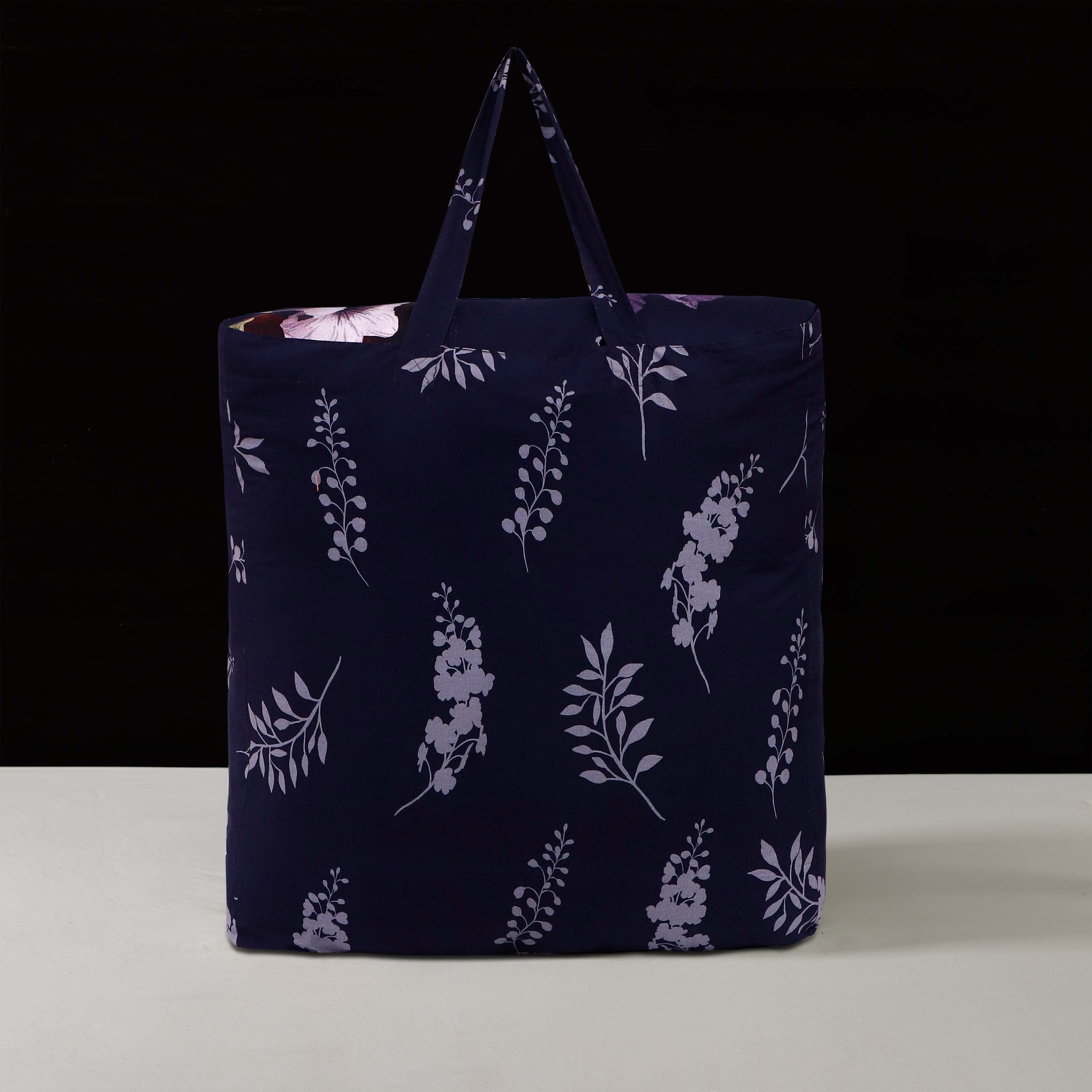 Bebejan Deep Purple Garden 5 Piece Reversible Comforter Set