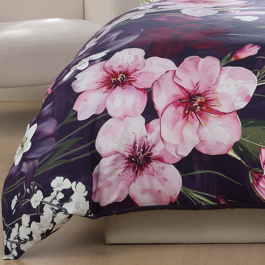 Bebejan Morning Glory 5 Piece Reversible Comforter Set