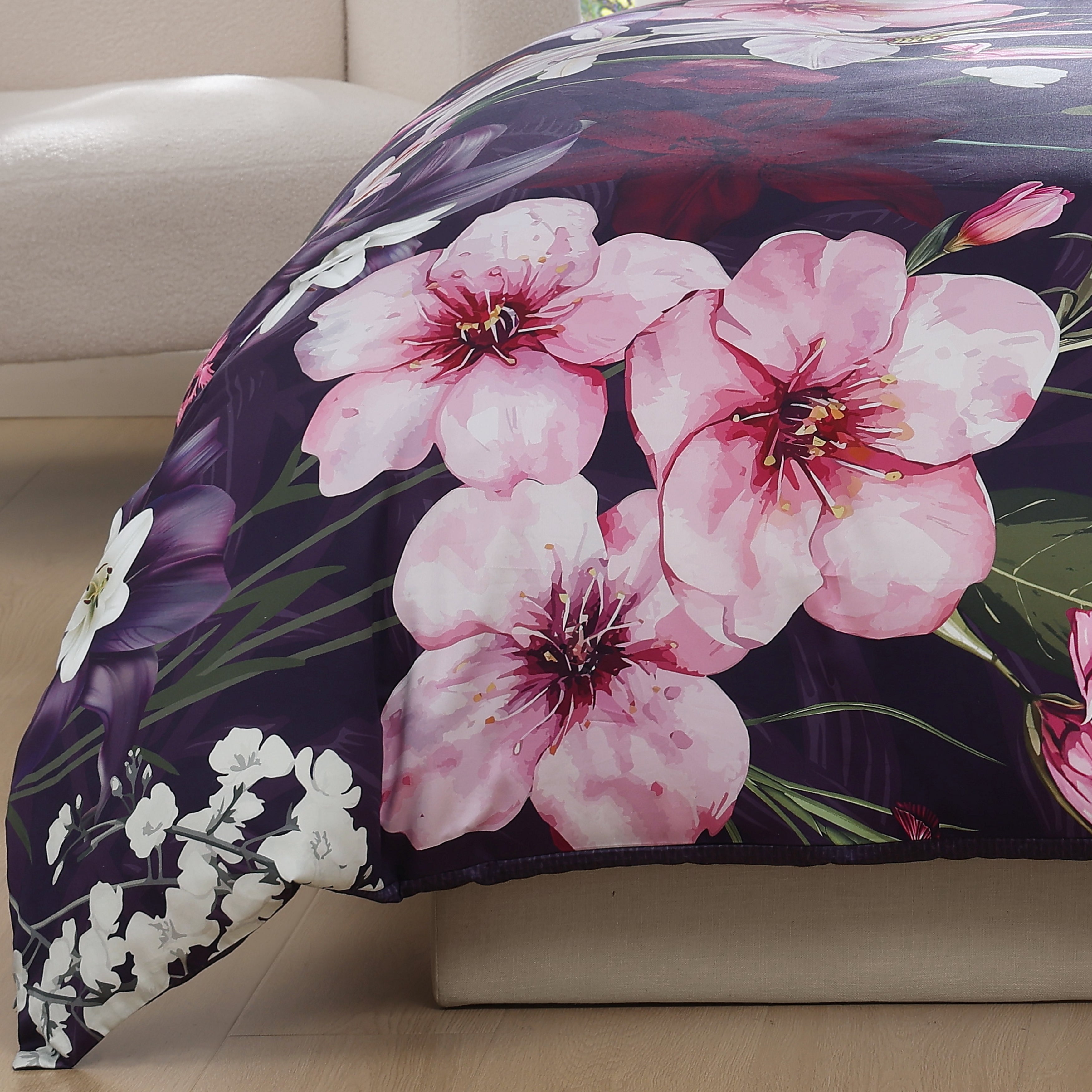 Bebejan Morning Glory 5 Piece Reversible Comforter Set