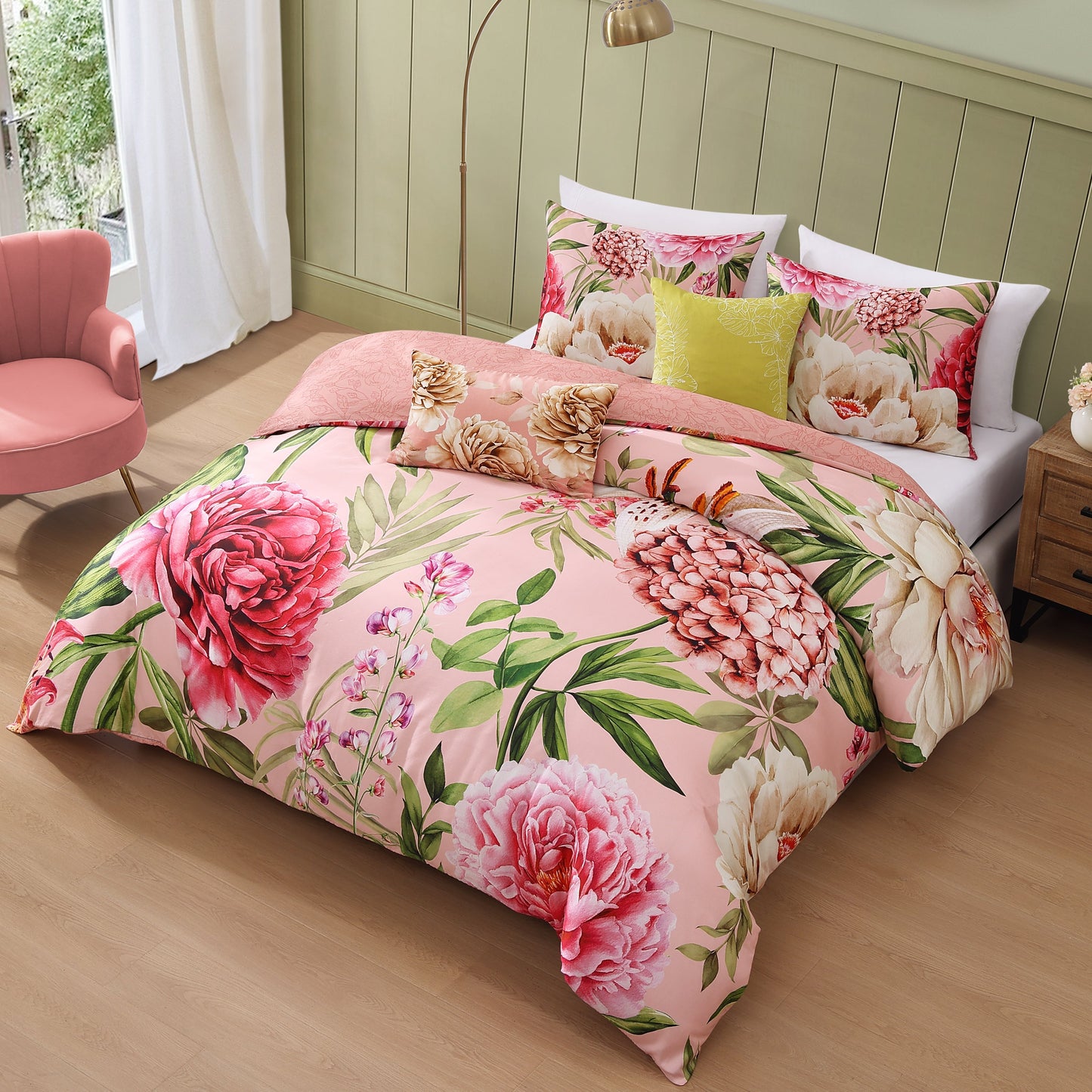 Bebejan Spring Forever 5 Piece Reversible Comforter Set