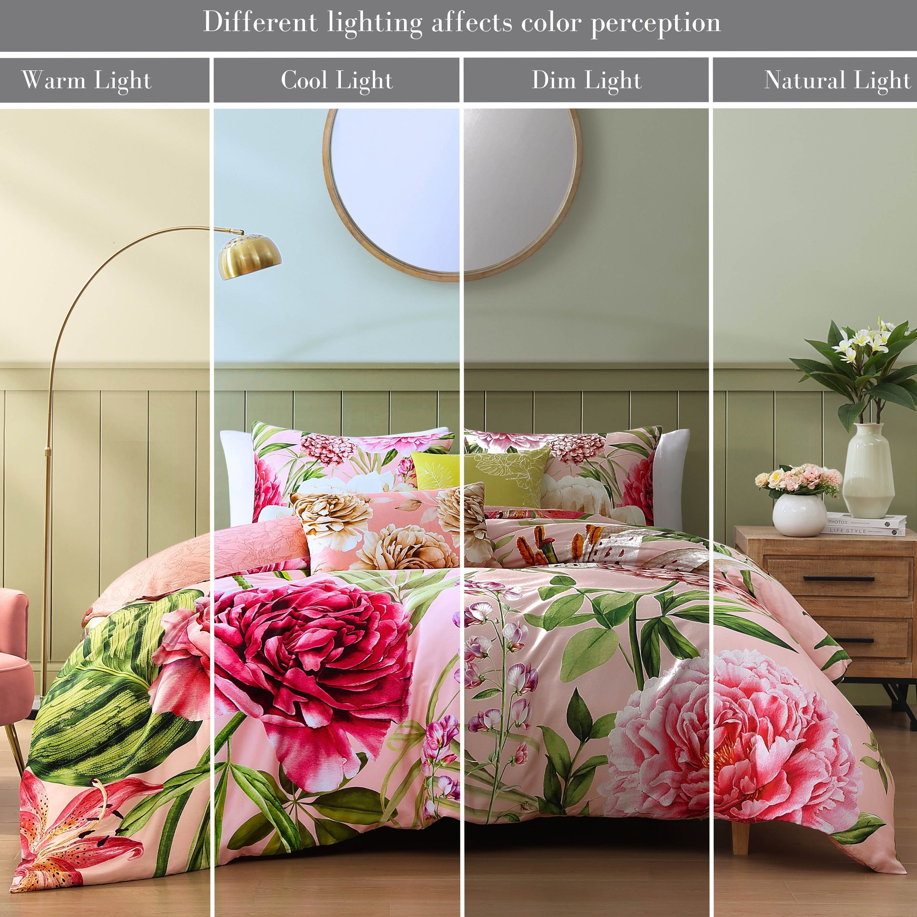 Bebejan Spring Forever 5 Piece Reversible Comforter Set