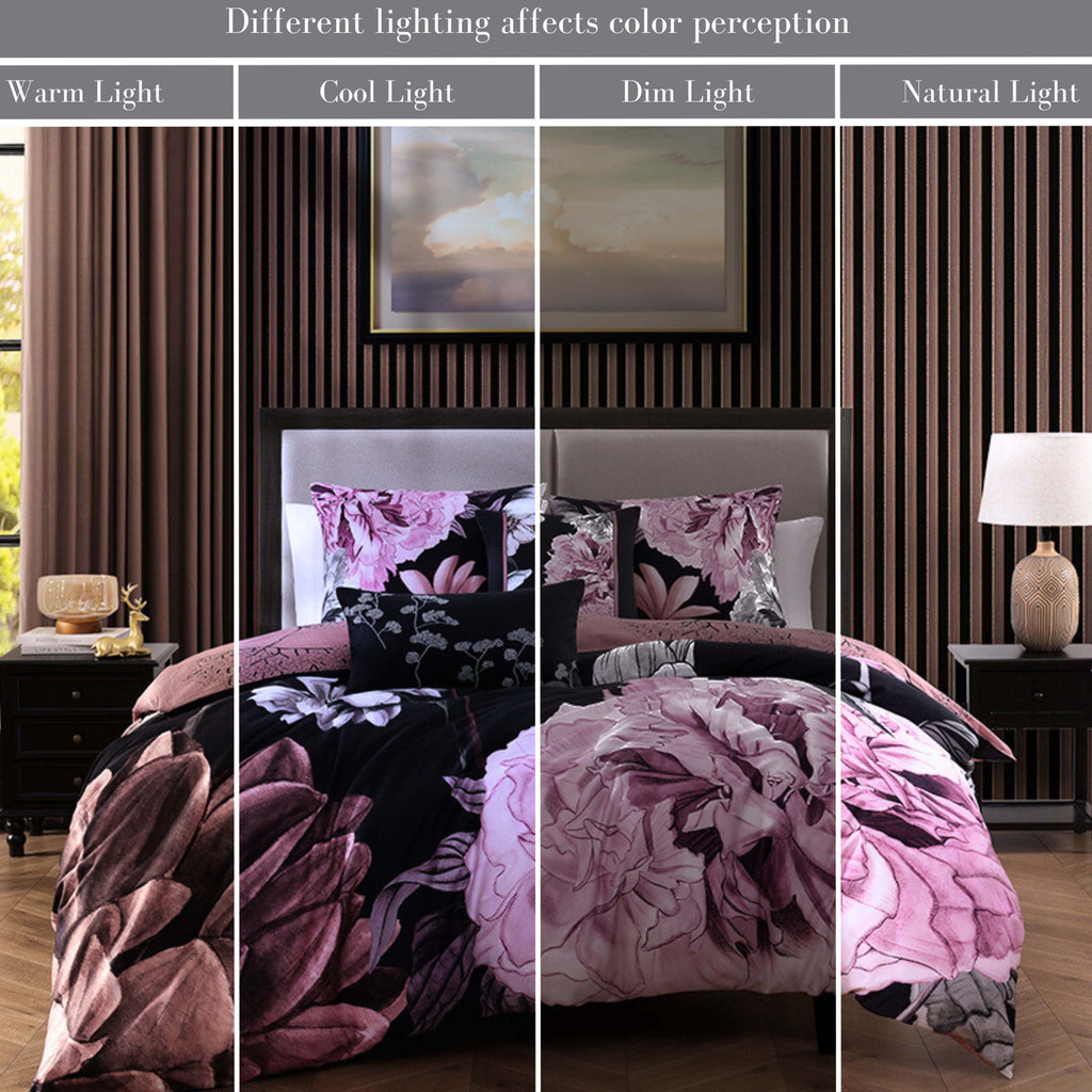 Bebejan Midnight Meadow 5 Piece Reversible Comforter Set