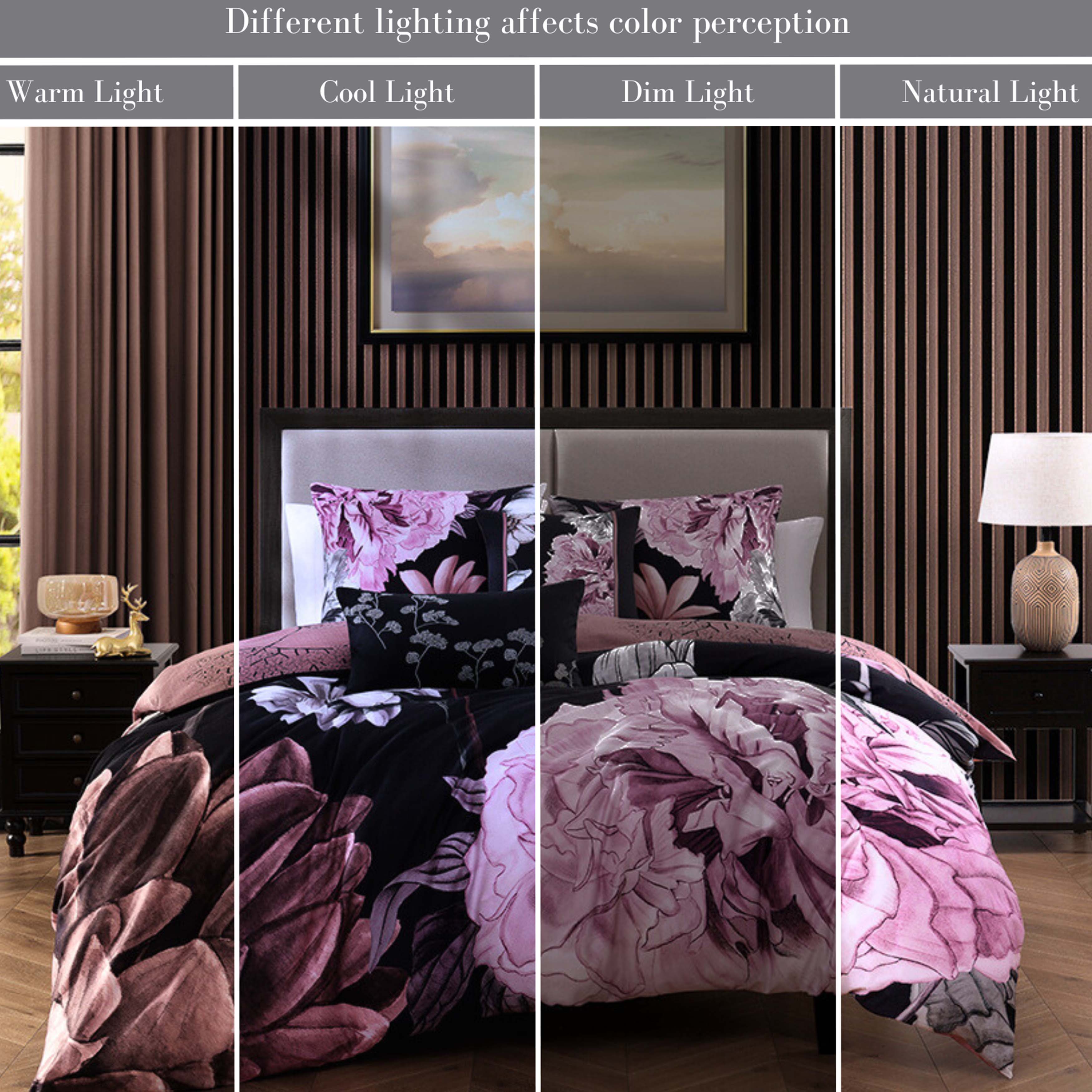 Bebejan Midnight Meadow 5 Piece Reversible Comforter Set